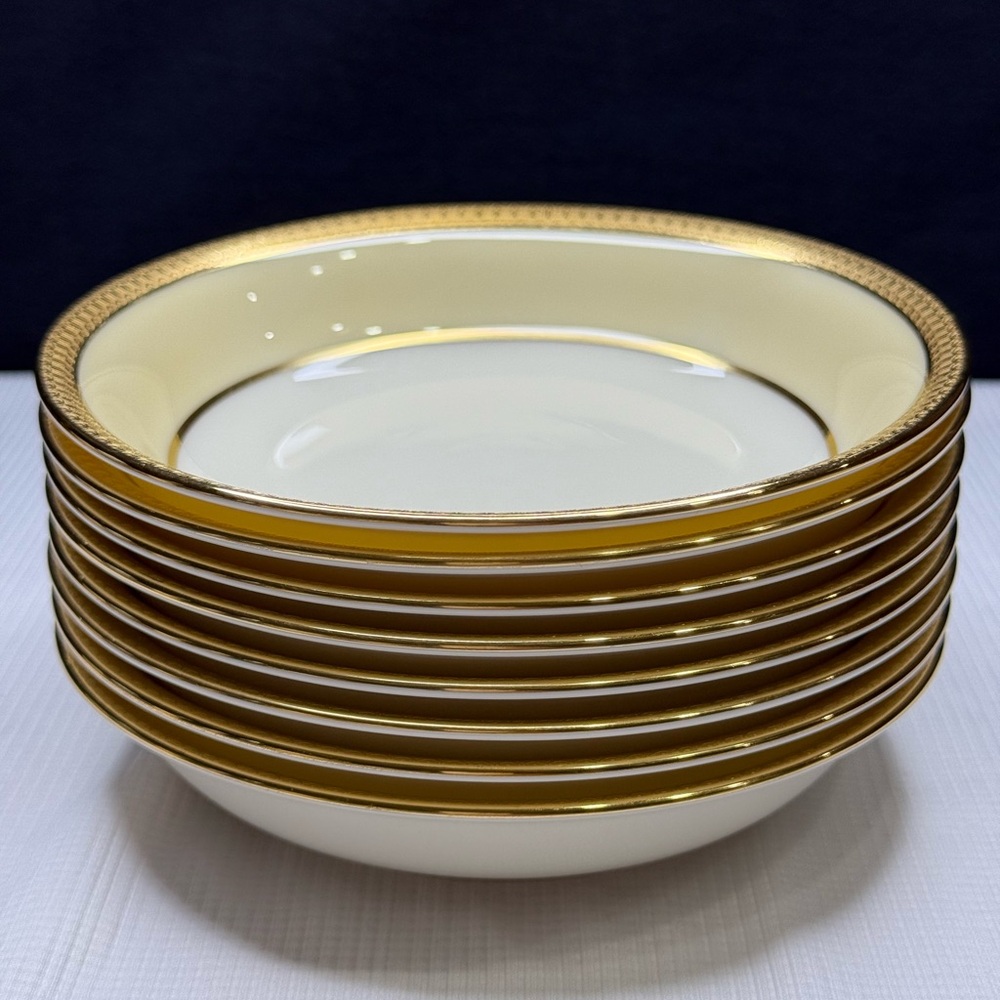Springfield By Lenox dessert bowls, B-346-A. Set of 8. Vintage, never used